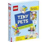 LEGO® Books. Tiny Pets: Build and Fold Crafts (with 3 exclusive models, 65 pieces, craft book, craft sheets and stickers)