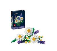 LEGO Botanicals Daisies - Artificial Flower Bouquet w/Faux Daisies & Lavender - DIY Kids' Bedroom Decor - Birthday Gift for 9+ Year Old Girls & Adult Flower Lovers - 11508
