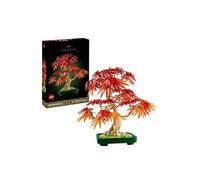 LEGO Botanicals Japanese Red Maple Bonsai Tree - Artificial Plant Building Set with Red & Orange Leaves, plus a Buildable Pot - DIY Home Decor Gift For Adults - 10348