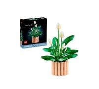 LEGO Botanicals Peace Lily - Artificial Potted Plants Set for Adults - incl. Faux White Flowers & Buds for Living Room or Bedroom Decor - DIY Gift Idea for Women - 11504