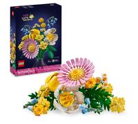LEGO Botanicals Petite Sunny Bouquet - Faux Flowers Building Set - incl. Artificial Bluebells, Daisies, Tulips & More - Nature Toy for 9+ Year Old Girls & Teens - Birthday Gift Idea - 10347