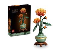 LEGO Botanicals Chrysanthemum - Artificial Flower Building Set - Creative Model Kit for Adults to Build - Faux Plant Gift for Women and Men - DIY Home Office Decor - 10368