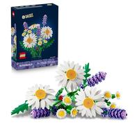 LEGO Botanicals Daisies - Artificial Flower Bouquet w/Faux Daisies & Lavender - DIY Kids' Bedroom Decor - Birthday Gift for 9+ Year Old Girls & Adult Flower Lovers - Valentine's Day Treat - 11508