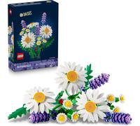 LEGO Botanicals Daisies Artificial Flower Bouquet w/Faux Daisies & Lavender -