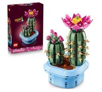 LEGO Botanicals Flowering Cactus - Artificial Potted Plant Set w/ 2 Cacti & Faux Flowers - DIY Bedroom Decor - Birthday Gift for 9+ Year Old Girls & Adult Plant Lovers - 11509