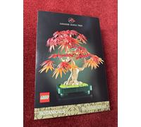LEGO Botanicals Japanese Red Maple Bonsai Tree - Artificial Plant Building Set with Red & Orange Leaves, plus a Buildable Pot - DIY Home Decor Gift For Adults - 10348