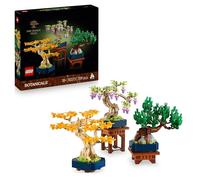 LEGO Botanicals Mini Bonsai Trees 10373 | Set for Adults, Artificial Plants with Faux Flowers & Leaves, 2 Display Stands, DIY Home Decor, Gift Idea, 709 Pieces