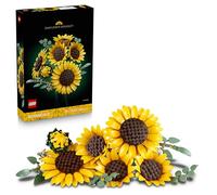 LEGO Botanicals Sunflower Bouquet - Artificial Flowers Set for Adults - Faux Sunflowers & Eucalyptus Stems for Living Room or Bedroom Decor - DIY Gift Idea for Women - 11502