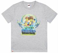 LEGO Boys Black Emmet And Rex Short Sleeved T-Shirt - 10 Years