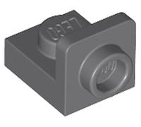 LEGO Bracket 1 x 1-1 x 1 Inverted 36840, Building Brick Component (Dark Bluish Gray, 10, Bricks)