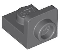 LEGO Bracket 1 x 1-1 x 1 Inverted 36840, Building Brick Component (Dark Bluish Gray, 50, Bricks)