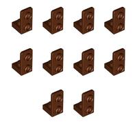 LEGO Bracket 1 x 1-1 x 2 Inverted Building Component, Part 73825 (White, 10, Bricks)