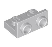 LEGO Bracket 1 x 2-1 x 2 Inverted, Part 99780 (Light Bluish Gray, 50, Bricks)