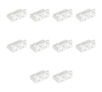 LEGO Bracket 1 x 2-1 x 2 Inverted, Part 99780 (White, 10, Bricks)