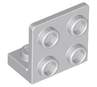 LEGO Bracket 1 x 2-2 x 2 Inverted, Part 99207, Choose Your Colour (Light Bluish Gray, 10, count)