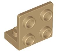 LEGO Bracket 1 x 2-2 x 2 Inverted, Part 99207, Choose Your Colour, Part 99207, Choose Your Colour (Dark Tan, 10, count)