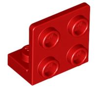 LEGO Bracket 1 x 2-2 x 2 Inverted, Part 99207, Choose Your Colour (Red, 10, count)