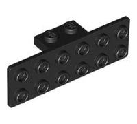 LEGO Bracket 1 x 2-2 x 6, Part 6970, Choose Your Colour, Part 6970, Choose Your Colour (Black, 2, count)