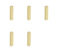 LEGO Brick 1 x 1 x 5 - Solid Stud, Part 2453b (Tan, 2, Bricks)