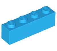 LEGO Brick 1x4, Part 3010, Classic Building Element (Tan, 100, Bricks)