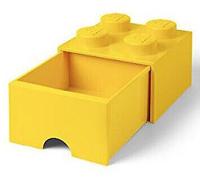 LEGO Brick Container 4 Drawer Yellow Room Copenhagen