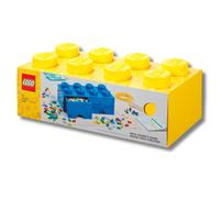 LEGO Brick Drawer 8 Knobs - Yellow