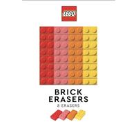 Lego Brick Erasers Multicolor