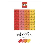 Lego Brick Erasers Multicolor