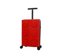 Lego Brick Luggage, Hardside Suitcase, Travel Trolley Sprinner, Red, 56 x 35.5 x 23 cm