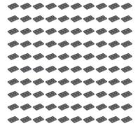 LEGO Brick Plate 2 x 3, Part 3021 (Dark Bluish Gray, 10, Bricks)