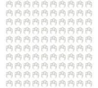 LEGO Brick, Round 2 x 2 with Axle Hole, Part 3941 (White, 10, Bricks)