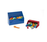 LEGO® Brick Scooper - red/blue, set of 2