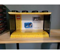 Lego Brick Shelf 8 Knob in Black Gloss Finish