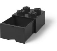 LEGO Brick with 4 Knobs 1 Drawer Black Storage Box for LEGO Toys Desk Drawer NEW