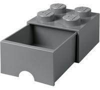 LEGO Brick with 4 Knobs 1 Drawer DARK GREY Storage Box LEGO Toys Desk Drawer