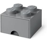 LEGO Brick with 4 Knobs 1 Drawer GREY Storage Box for LEGO Toys Desk Drawer NEW