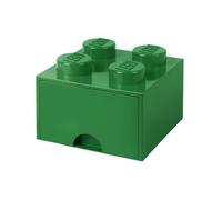 LEGO® Storage box 4 with drawer - dark green