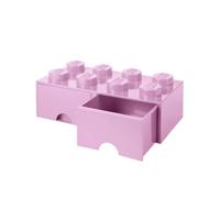 Room Copenhagen - LEGO® Storage With 2 Drawers 8 Knobs, Light Purple - Light Purple