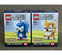Lego Brickheadz 40627 Sonic The Hedgehog & 40628 Miles “Tails” Prower - BNISB