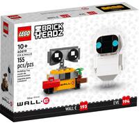 Lego BrickHeadz 40619 Disney Pixar Eve & Wall-E Brand - New and Sealed