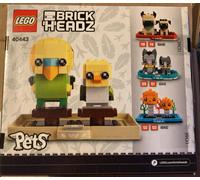 Brickheadz LEGO Set 40443 Pets Budgies Rare Collectable LEGO Set