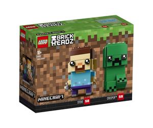 LEGO BrickHeadz Steve & Creeper 41612 Minecraft Figures • Retired Set ✔