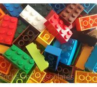 LEGO BRICKS 100 x VARIOUS 2x4 Pin - From Brand New Sets in a Clear Sealed Bag