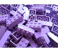 LEGO BRICKS 200 x LAVENDER 2x4 Pin - From New Sets Sent in a Clear Sealed Bag