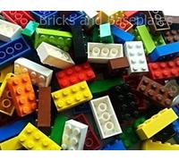 LEGO BRICKS 200 x VARIOUS MIXED COLOURS INC RED BLUE GREEN YELLOW 2x4 Pin - NEW