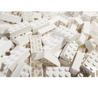 LEGO BRICKS 200 x WHITE 2x4 Pin -From Brand New Sets Sent in a Clear Sealed Bag