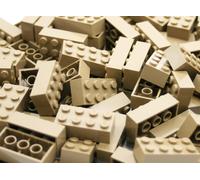 LEGO BRICKS 500 x DARK TAN 2x4 Pin Brand New Sent in a Clear Sealed Bag