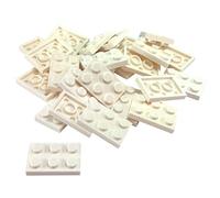 LEGO Bricks City 3021 - Iron 2 x 3 Pivots, Pack of 10, White