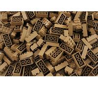 LEGO Bricks: Dark Tan 2x4. Part 3001 (X 25)