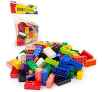 LEGO Bricks Only, 2x4 Parts, Mixed Colors, 100pcs - LEGO BASIC Bricks (3001)